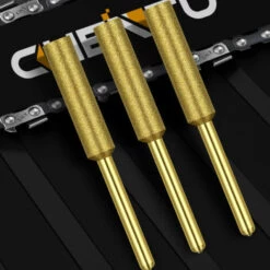 ASUPERMALL 12Pcs Meches De Tronconneuse Affuteuse Diamantee Plaquee Titane Lime De Tronconneuse Electrique Haute Durete, 4Mm - 4Mm -Tronçonneuse et accessoire Soldes 2022 37232974 3