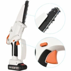 ASUPERMALL Tronconneuse Sans Fil 6 Pouces Pour La Taille De L'Elagage De Jardinage Portable Pour Hommes Femmes -Tronçonneuse et accessoire Soldes 2022 37235275 2
