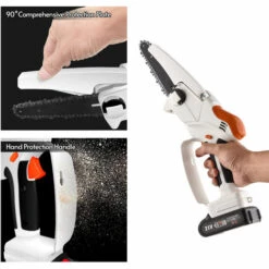 ASUPERMALL Tronconneuse Sans Fil 6 Pouces Pour La Taille De L'Elagage De Jardinage Portable Pour Hommes Femmes -Tronçonneuse et accessoire Soldes 2022 37235275 5