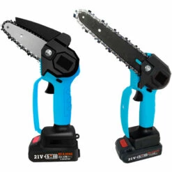 ASUPERMALL Mini Tronconneuse Electrique A La Chaine De Bois D'Une Main Sans Fil Portable Des Scies A Bois Pour La Taille De La Taille De Jardinage, 4 Pouces Rouge - 4 Pouces Rouge -Tronçonneuse et accessoire Soldes 2022 38396163 3