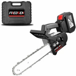 FREOSEN Tronçonneuse Électrique Sans Fil 1200W + 2 Batteries 21V 6.0Ah 30000mAh + 2 Chaines En Coffret 8 FREOSEN Tronçonneuse Électrique Sans Fil 1200W + 2 Batteries 21V 6.0Ah 30000mAh + 2 Chaines En Coffret -Tronçonneuse et accessoire Soldes 2022 38400959 3