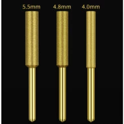 HAPPYSHOPPING 12 Pieces Embouts De Tronçonneuse Affuteuse Diamant Plaque Titane Lime De Tronçonneuse Electrique Haute Durete, Modele: 4,8 Mm - Modele : 48 mm -Tronçonneuse et accessoire Soldes 2022 38588553 4