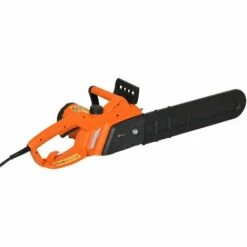 DURHAND Tronçonneuse électrique 2000 W 40 Cm 13 M/s - Faible Rebond - Tronçonneuse Silencieuse Et Puissante à Fil - Chaine Acier Alliage Alu. ABS - Orange Noir - Orange -Tronçonneuse et accessoire Soldes 2022 38978012 5