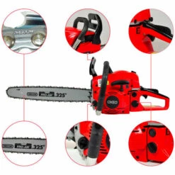 OXEO Tronçonneuse Thermique - Guide De 48 Cm - Cylindrée 49.2cm³ -Tronçonneuse et accessoire Soldes 2022 40361312 4