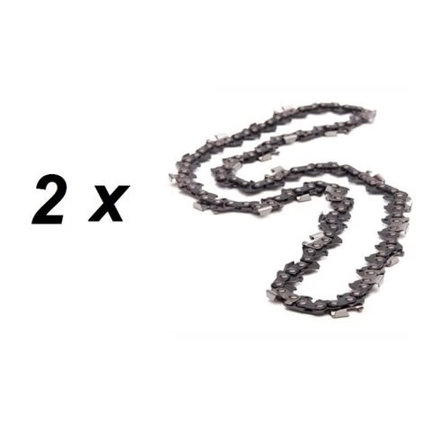 TIMBERPRO Lot De 2 Chaînes 76 Maillons Pour Tronçonneuse Guide 50 Cm (20 Pouces) 3 TIMBERPRO Lot De 2 Chaînes 76 Maillons Pour Tronçonneuse Guide 50 Cm (20 Pouces)