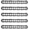 HAPPYSHOPPING 133mm Mini Portable 65 # Mn Chainsaw Chain 28E-Chain Link 14T Scie Électrique Remplacement Accessoire Jardin Logging Arbre Branche Coupe Du Bois, Modèle: 5pcs - Modèle: 5 Pièces