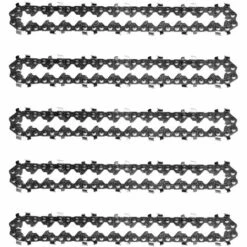 HAPPYSHOPPING 133mm Mini Portable 65 # Mn Chainsaw Chain 28E-Chain Link 14T Scie Électrique Remplacement Accessoire Jardin Logging Arbre Branche Coupe Du Bois, Modèle: 5pcs - Modèle: 5 Pièces