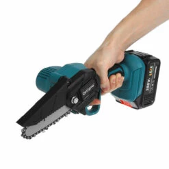 DMTOOL 26V Mini Scie électrique Brushless 4 Pouces Thermostat Sans Fil Tron?onneuse Bleu 2PCS 15000mAh Battary -Tronçonneuse et accessoire Soldes 2022 44099285 3