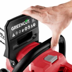 Tronconneuse à Batterie Au Lithium 56V (non Incluse) Et Vitesse Maximale De 19m/s, épée 16" (Oregon) + étui à épée, écran LCD - Greencut GS560L -Tronçonneuse et accessoire Soldes 2022 4436180 3