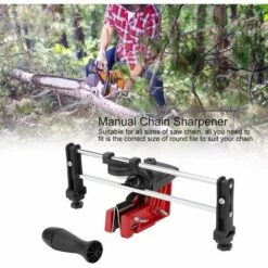 Affûteur De Chaîne,Betterlife Tronçonneuse Manuelle Outil De Guide De Classement De Chaîne Pour Tronçonneuse à Chaîne De Taille-crayon Manuel，1 Pcs -Tronçonneuse et accessoire Soldes 2022 45490660 4