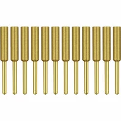 ASUPERMALL 12Pcs Meules D'Affûtage Diamantées En Titane Affûteuse De Scie à Chaîne, 5.5Mm - 5.5Mm