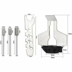 LONGZIMING Tronçonneuse Kit D'affûtage Broyeur électrique Affûtage Ensemble De Fixation De Polissage Outil De Chaînes De Scie -Tronçonneuse et accessoire Soldes 2022 47155589 2