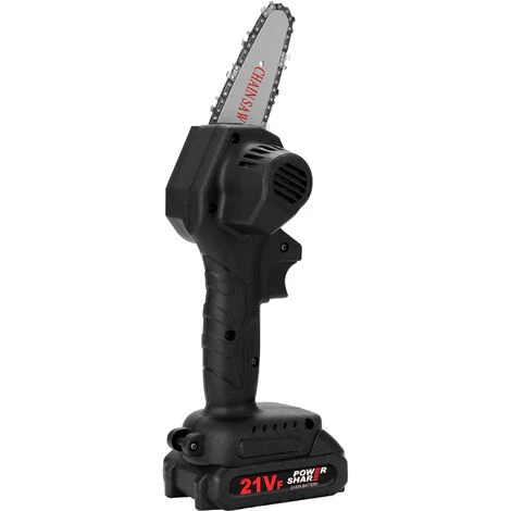 Tronçonneuse à Batterie KKmoon Mini Scie à Chaîne électrique Sans Fil Pour La Maison Scie à Chaîne Portative Pour L'exploitation Forestière Et L'abattage D'arbres Scie à Chaîne électrique Portative Au Lithium Avec Batterie + Chargeur + Chaîne + Clé, Prise 6 Tronçonneuse à Batterie KKmoon Mini Scie à Chaîne électrique Sans Fil Pour La Maison Scie à Chaîne Portative Pour L'exploitation Forestière Et L'abattage D'arbres Scie à Chaîne électrique Portative Au Lithium Avec Batterie + Chargeur + Chaîne + Clé, Prise – Image 4