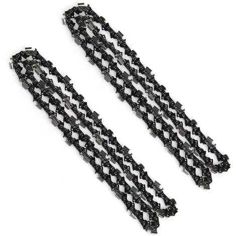 ECHOO 2PCS Chaînes De Tronçonneuse Authentiques, 16 " Chaîne Tronçonneuse 59 Maillons Longueur De Guide-chaîne 40 Cm Compatible Pour Titane Électrique 3 ECHOO 2PCS Chaînes De Tronçonneuse Authentiques, 16 " Chaîne Tronçonneuse 59 Maillons Longueur De Guide-chaîne 40 Cm Compatible Pour Titane Électrique