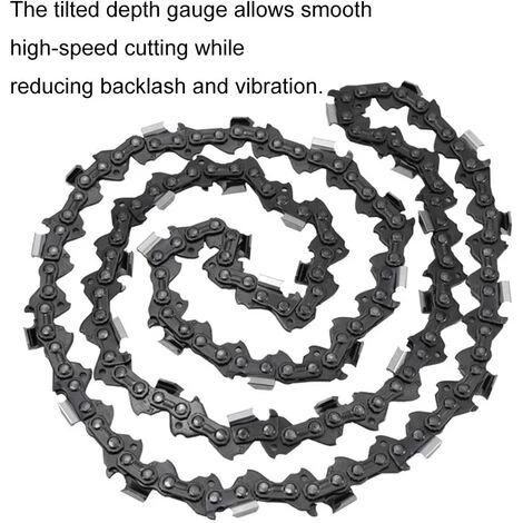 ECHOO 2PCS Chaînes De Tronçonneuse Authentiques, 16 " Chaîne Tronçonneuse 59 Maillons Longueur De Guide-chaîne 40 Cm Compatible Pour Titane Électrique 7 ECHOO 2PCS Chaînes De Tronçonneuse Authentiques, 16 " Chaîne Tronçonneuse 59 Maillons Longueur De Guide-chaîne 40 Cm Compatible Pour Titane Électrique – Image 5