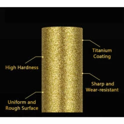 HAPPYSHOPPING Lime à Chaîne Pour Tronçonneuse Diamant Plaqué Titane Grinder 1/8" Poignée Convient Pour Le Meulage Du Bois De Bijoux En Pierre à Chaîne De Tronçonneuse, 4,8 Mm [plaqué Titane] Lot De 12 - 4,8 Mm [plaqué Titane] Lot De 12 -Tronçonneuse et accessoire Soldes 2022 49189862 5