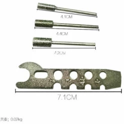 Kit D'affûtage De Scie Rotatif Pour Perceuse électrique - Kit D'aiguisage Manuel Pour Tondeuse à Gazon Et Outil De Jardinage - Compatible Avec La Plupart Des Embouts Rotatifs，Starlight -Tronçonneuse et accessoire Soldes 2022 50941886 3