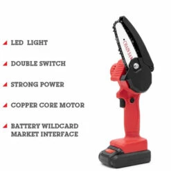 LIFCAUSAL Tronçonneuse Sans Fil Rechargeable Portative Pour L'élagage D'arbres De Coupe De Bois Noir 11 LIFCAUSAL Tronçonneuse Sans Fil Rechargeable Portative Pour L'élagage D'arbres De Coupe De Bois Noir -Tronçonneuse et accessoire Soldes 2022 51060528 5