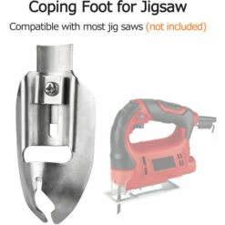 SUPERSELLER Accessoire Pour Tronçonneuse Pied D'adaptation Pour Outil D'adaptation De Scie Sauteuse Compatible Avec La Plupart Des Scies Sauteuses Outils De Travail Du Bois Pour Le Bricolage à La Maison, Argent -Tronçonneuse et accessoire Soldes 2022 51245032 3