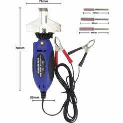 ZHUOXUAN Mini Affûteuse De Scie à Chaîne, DC 12V Système De Affûtage De Machine De Meulage De Scie à Chaîne électrique