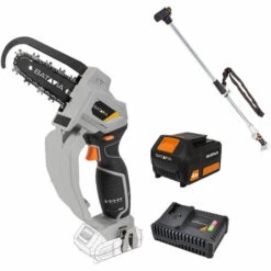 BATAVIA Batterie Scie à Une Main NEXXSAW 18V MAXXPACK | Incl. Poteau D'extension, Batterie 4.0Ah Et Chargeur Rapide -Tronçonneuse et accessoire Soldes 2022 51758890 2