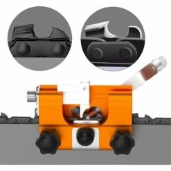 Gabarit D'affûtage De Chaîne De Tronçonneuse,Chainsaw Chain Sharpening à Manivelle Portable, Affûteur De Chaîne De Scie Pour Tous Les Types De Tronçonneuses électriques，Starlight -Tronçonneuse et accessoire Soldes 2022 51767921 3