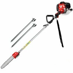 KUDA STRONG WORKS Élagueuse à Perche Thermique 2 Temps - 4,5 Mètres 65cc 4,9cv - Kuda