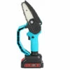 LIFCAUSAL Mini Scie à élaguer électrique Portable 24v 4 Pouces Rechargeable Petite Tronçonneuse à Fendre Le Bois Outil De Travail Du Bois à Une Main Pour Jardin Verger Branche Clip