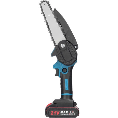 HAPPYSHOPPING 21V Mini Tronçonneuse électrique à Main Lithium-ion Moteur à Brosse Norme Européenne 220V , Modèles Noir Et Vert Une Puissance Une Charge 6 Pouces - Modèles Noir Et Vert Une Puissance Une Charge 6 Pouces 4 HAPPYSHOPPING 21V Mini Tronçonneuse électrique à Main Lithium-ion Moteur à Brosse Norme Européenne 220V , Modèles Noir Et Vert Une Puissance Une Charge 6 Pouces - Modèles Noir Et Vert Une Puissance Une Charge 6 Pouces – Image 2