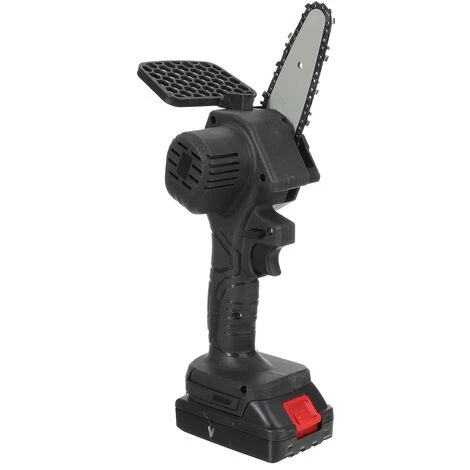 JMAX 18V Scie à Chaine Tronconneuse à Batterie 4 Pouces Guide Portable électrique Sans Fil Avec 2 Batterie 2500mah Noir 4 JMAX 18V Scie à Chaine Tronconneuse à Batterie 4 Pouces Guide Portable électrique Sans Fil Avec 2 Batterie 2500mah Noir – Image 2