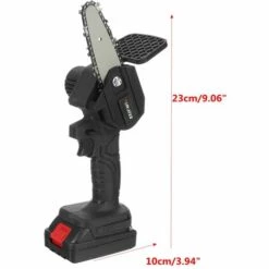 JMAX 18V Scie à Chaine Tronconneuse à Batterie 4 Pouces Guide Portable électrique Sans Fil Avec 2 Batterie 2500mah Noir 10 JMAX 18V Scie à Chaine Tronconneuse à Batterie 4 Pouces Guide Portable électrique Sans Fil Avec 2 Batterie 2500mah Noir -Tronçonneuse et accessoire Soldes 2022 53509330 4