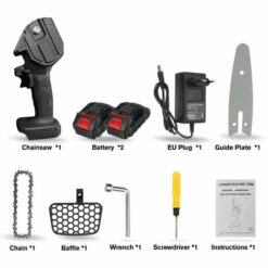 JMAX 18V Scie à Chaine Tronconneuse à Batterie 4 Pouces Guide Portable électrique Sans Fil Avec 2 Batterie 2500mah Noir 11 JMAX 18V Scie à Chaine Tronconneuse à Batterie 4 Pouces Guide Portable électrique Sans Fil Avec 2 Batterie 2500mah Noir -Tronçonneuse et accessoire Soldes 2022 53509330 5