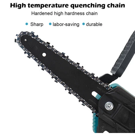 JMAX 6 Pouces Scie à Chaine électrique Jardin Tronconneuse Sans Fil 88V Portable Avec 2 Batterie 9000mAh + Lame + Scie + Chargeur Bleu 6 JMAX 6 Pouces Scie à Chaine électrique Jardin Tronconneuse Sans Fil 88V Portable Avec 2 Batterie 9000mAh + Lame + Scie + Chargeur Bleu – Image 4