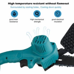 JMAX 6 Pouces Scie à Chaine électrique Jardin Tronconneuse Sans Fil 88V Portable Avec 2 Batterie 9000mAh + Lame + Scie + Chargeur Bleu 11 JMAX 6 Pouces Scie à Chaine électrique Jardin Tronconneuse Sans Fil 88V Portable Avec 2 Batterie 9000mAh + Lame + Scie + Chargeur Bleu -Tronçonneuse et accessoire Soldes 2022 53553666 5