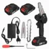 JMAX 800W Tronçonneuse à Batterie 88VF 2 Batterie Portable Scie Électrique Jardin Logging Avce Chaîne - Noir -Tronçonneuse et accessoire Soldes 2022 53562472 1