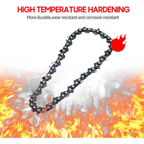 HAPPYSHOPPING Chaîne Pour Tronçonneuse électrique Chaîne Pour Tronçonneuse Forestière, Pour Plaques De Guidage De 6 Pouces - Pour Plaques De Guidage De 6 Pouces 7 HAPPYSHOPPING Chaîne Pour Tronçonneuse électrique Chaîne Pour Tronçonneuse Forestière, Pour Plaques De Guidage De 6 Pouces - Pour Plaques De Guidage De 6 Pouces – Image 5