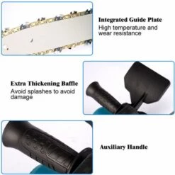 Scie à Chaîne Tronçonneuse électrique Sans Fil - 10 Pouces - Bleu Avec 1 Batterie - Moteur Sans Balai - Pour Le Jardinage Et Le Travail Du Bois Coupeur De Bois - Pour Makita 18V - ONEVAN 9 Scie à Chaîne Tronçonneuse électrique Sans Fil - 10 Pouces - Bleu Avec 1 Batterie - Moteur Sans Balai - Pour Le Jardinage Et Le Travail Du Bois Coupeur De Bois - Pour Makita 18V - ONEVAN -Tronçonneuse et accessoire Soldes 2022 53771081 3