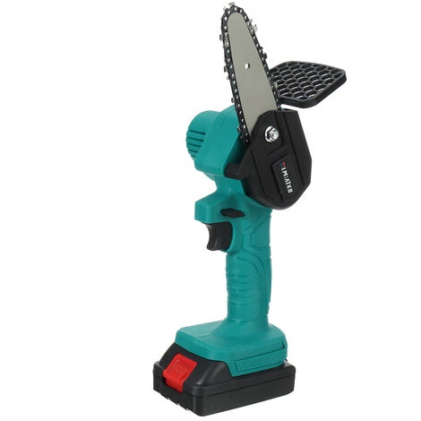 JMAX 18V Scie à Chaine Tronconneuse à Batterie 4 Pouces Guide Portable électrique Sans Fil Avec 2x Batterie 2500mah 4 JMAX 18V Scie à Chaine Tronconneuse à Batterie 4 Pouces Guide Portable électrique Sans Fil Avec 2x Batterie 2500mah – Image 2