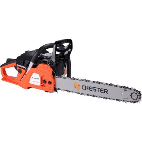 CHESTERGARDEN Tronçonneuse Thermique 45 Cm³ - Guide 45cm - 2 Chaînes - CHESTER 3 CHESTERGARDEN Tronçonneuse Thermique 45 Cm³ - Guide 45cm - 2 Chaînes - CHESTER