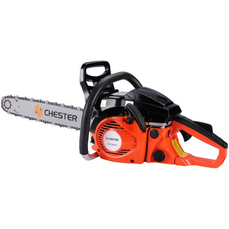 CHESTERGARDEN Tronçonneuse Thermique 45 Cm³ - Guide 45cm - 2 Chaînes - CHESTER 4 CHESTERGARDEN Tronçonneuse Thermique 45 Cm³ - Guide 45cm - 2 Chaînes - CHESTER – Image 2