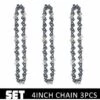 DONTODENT Chaînes Et Guides Tranchants De Avec Pour Scie à Chaîne Accessoires De Tronçonneuse De Haute Qualité Et Durables -Chaîne De 4 Pouces * 3 -Tronçonneuse et accessoire Soldes 2022 54084825 1