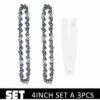 DONTODENT Chaînes Et Guides Tranchants De Avec Pour Scie à Chaîne Accessoires De Tronçonneuse De Haute Qualité Et Durables -Chaîne De 4 Pouces * 2 + Plaque De Guidage * 1 -Tronçonneuse et accessoire Soldes 2022 54084827 1