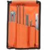 SUPERSELLER Kit De Limes Pour Affûteur De Tronçonneuse Ensemble De Pièces De Chaîne Pour Affûteur De Chaîne De Tronçonneuse, Limes 5/32, 3/16 Et 7/32 Pouces, Manche En Bois, Jauge De Profondeur Et Pochette à Outils Pour Affûter Et Limer Toutes Les Lames De Tronçonneu -Tronçonneuse et accessoire Soldes 2022 54242480 1