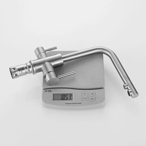 LIFCAUSAL Robinet De Cuisine Évier En Acier Inoxydable Purificateur D'eau Chaude Et Froide Robinet à Double Sortie 6 LIFCAUSAL Robinet De Cuisine Évier En Acier Inoxydable Purificateur D'eau Chaude Et Froide Robinet à Double Sortie – Image 4