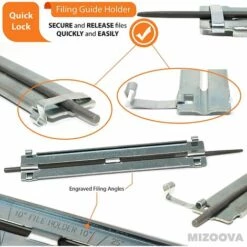 GUAZHUNIFR Kit D'Affûtage Universel Portable Pour Tronçonneuse, Limes 5/32" (4 Mm) / 3/16" (4,8 Mm) / 7/32" (5,5 Mm), Guazhuni -Tronçonneuse et accessoire Soldes 2022 54664972 3