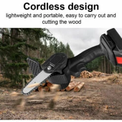 HAPPYSHOPPING 21V Scie D'élagage électrique Portable Petite Scie électrique Rechargeable De 4" Scie Lithium-ion Pour Le Travail Du Bois Euro 220V, Une Charge Vert - Une Charge Vert 10 HAPPYSHOPPING 21V Scie D'élagage électrique Portable Petite Scie électrique Rechargeable De 4" Scie Lithium-ion Pour Le Travail Du Bois Euro 220V, Une Charge Vert - Une Charge Vert -Tronçonneuse et accessoire Soldes 2022 54821161 4