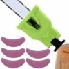 SUPERMARKET Affûteur De Tronçonneuse Avec 5 Pierres D'affûtage Affûteuse De Chaîne De Tronçonneuse Pour Guides De 14 à 20 Pouces Et Barre De Scie à Chaîne à 2 Trous,Superma,vert -Tronçonneuse et accessoire Soldes 2022 55490079 1