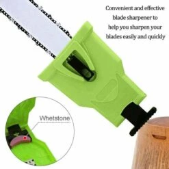 SUPERMARKET Affûteur De Tronçonneuse Avec 5 Pierres D'affûtage Affûteuse De Chaîne De Tronçonneuse Pour Guides De 14 à 20 Pouces Et Barre De Scie à Chaîne à 2 Trous,Superma,vert -Tronçonneuse et accessoire Soldes 2022 55490079 3