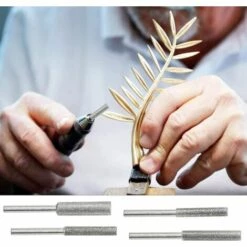 SUPERMARKET Lot De 3 Aiguiseurs De Tronçonneuse Diamantée Pour Aiguiser Les Lames De Tronçonneuse - 4/4,8/5,5 Mm - Argentés,Superma -Tronçonneuse et accessoire Soldes 2022 55568259 5