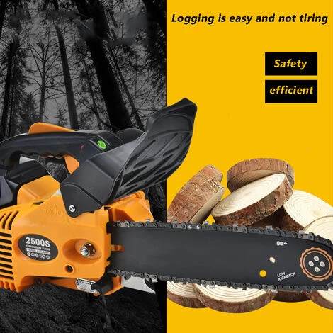 Cisea Tronçonneuse Professionnelle De 12 Pouces, Tronçonneuse Légère à Une Main, Tronçonneuse à Gaz 25,4 CC, Poignée Supérieure Pour Tronçonneuse Arboriste à 2 Cycles, Scies à Chaîne à Essence Portatives 4 Cisea Tronçonneuse Professionnelle De 12 Pouces, Tronçonneuse Légère à Une Main, Tronçonneuse à Gaz 25,4 CC, Poignée Supérieure Pour Tronçonneuse Arboriste à 2 Cycles, Scies à Chaîne à Essence Portatives – Image 2